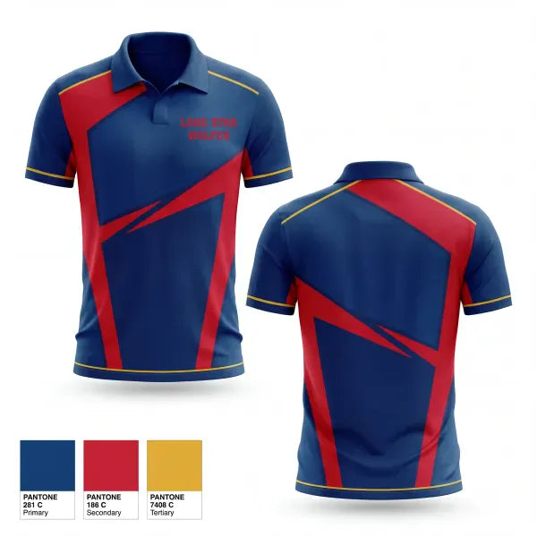 Short Sleeve Performance Polo, LoneStar Wolfs, Softball, Teamtime, Team time, sublimation, custom sports apparel, team uniforms, spirit wear, spiritwear, sports uniforms, custom shirts, team store, custom team store, fundraiser sports, apparel fundraiser