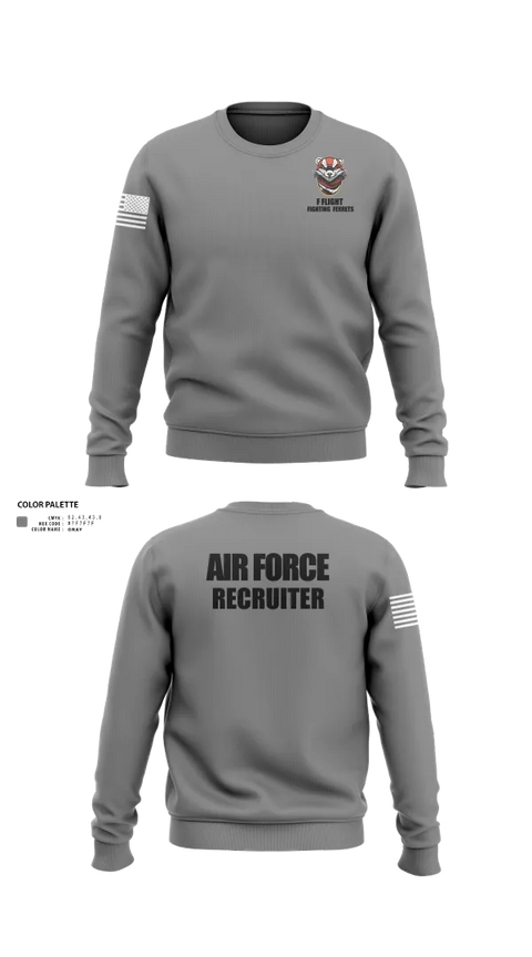 Crew Neck Sweatshirt, 336 RCS F Flight, , Teamtime, Team time, sublimation, custom sports apparel, team uniforms, spirit wear, spiritwear, sports uniforms, custom shirts, team store, custom team store, fundraiser sports, apparel fundraiser