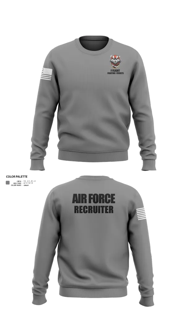 Crew Neck Sweatshirt, 336 RCS F Flight, , Teamtime, Team time, sublimation, custom sports apparel, team uniforms, spirit wear, spiritwear, sports uniforms, custom shirts, team store, custom team store, fundraiser sports, apparel fundraiser
