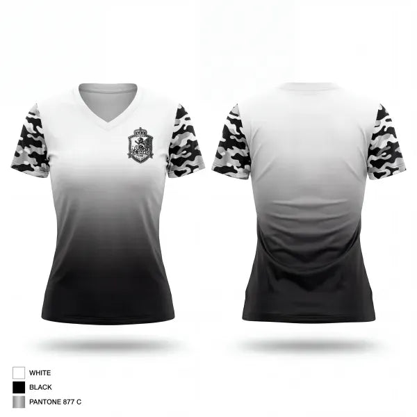 REAL JUVENTUD FC 3065727 Women's Short Sleeve V-neck Shirt - 1