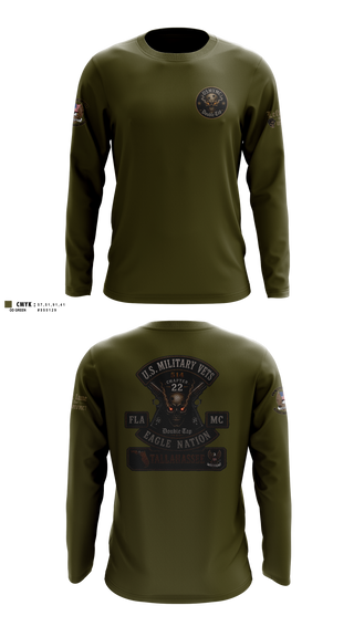 Long Sleeve Performance Shirt, USMVMC Double Tap, , Teamtime, Team time, sublimation, custom sports apparel, team uniforms, spirit wear, spiritwear, sports uniforms, custom shirts, team store, custom team store, fundraiser sports, apparel fundraiser