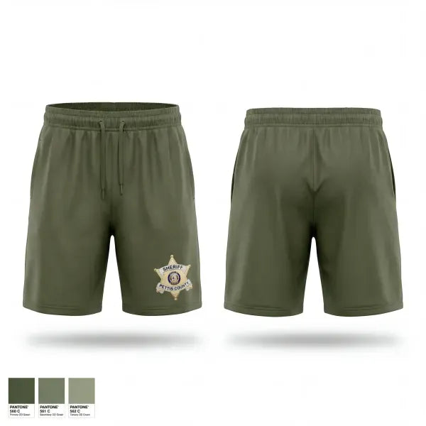 Athletic Shorts With Pockets, Pettis County Sherrifs Office, Police, Teamtime, Team time, sublimation, custom sports apparel, team uniforms, spirit wear, spiritwear, sports uniforms, custom shirts, team store, custom team store, fundraiser sports, apparel fundraiser