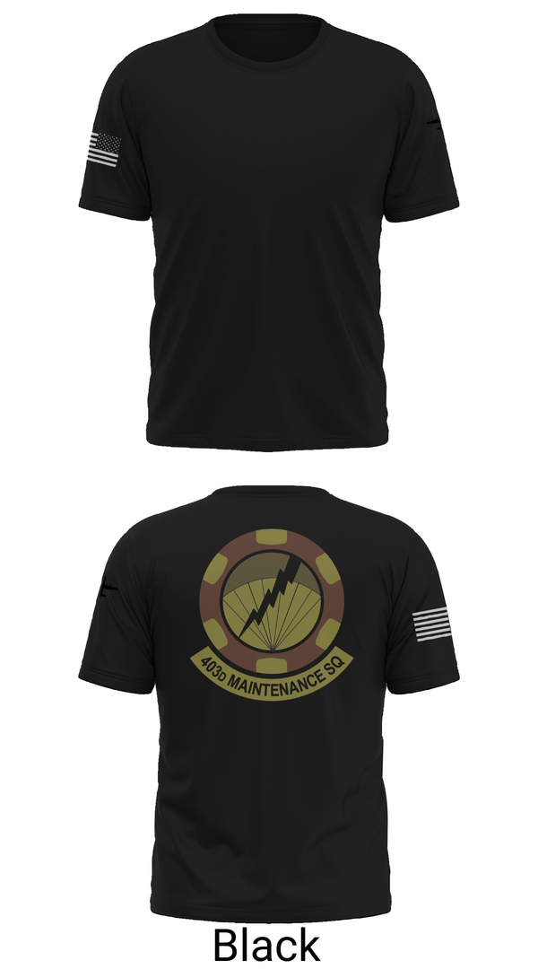 Old School Cotton Feel Shirt, 403 Maintenance Sqd, Air Force, Teamtime, Team time, sublimation, custom sports apparel, team uniforms, spirit wear, spiritwear, sports uniforms, custom shirts, team store, custom team store, fundraiser sports, apparel fundraiser