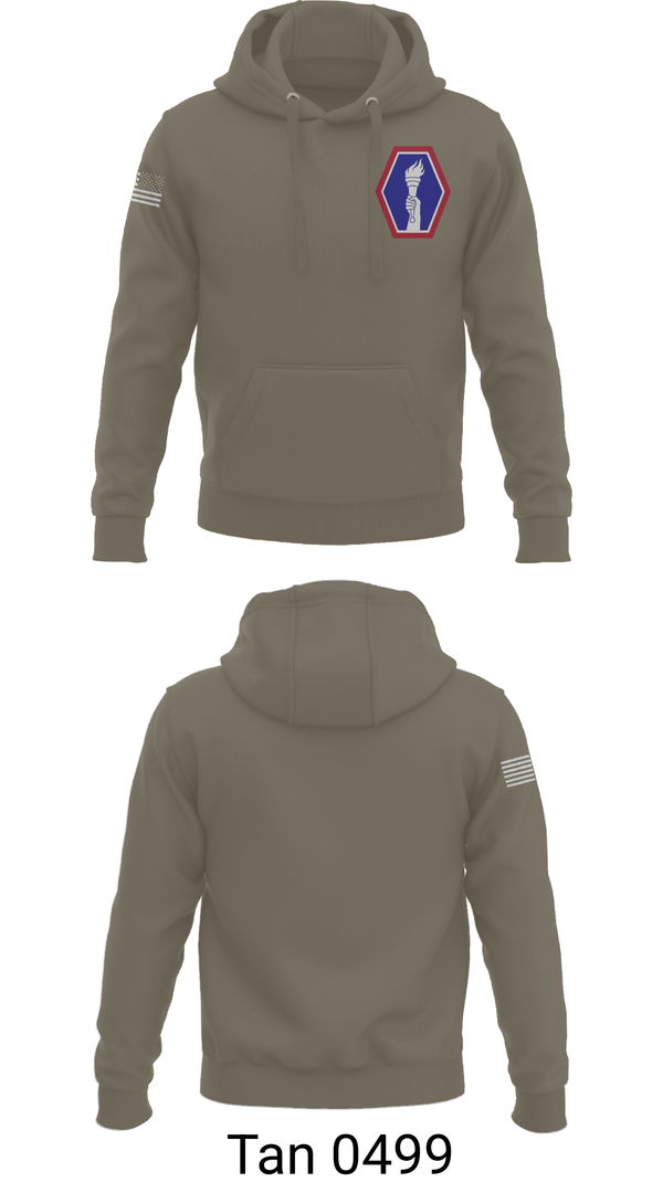 Hoodie, 100 Battalion 442 Infantry, Army, Teamtime, Team time, sublimation, custom sports apparel, team uniforms, spirit wear, spiritwear, sports uniforms, custom shirts, team store, custom team store, fundraiser sports, apparel fundraiser