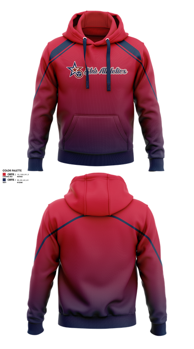 Three Star Athletics 38961793 Hoodie - 1