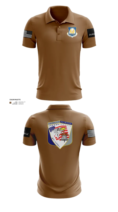 61st Eagle Squadron 97099286 Short Sleeve Performance Polo - 21