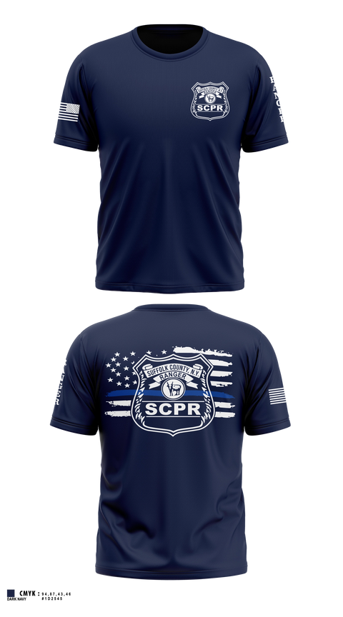 Short Sleeve Performance Shirt, Suffolk County Park Rangers, Police, Teamtime, Team time, sublimation, custom sports apparel, team uniforms, spirit wear, spiritwear, sports uniforms, custom shirts, team store, custom team store, fundraiser sports, apparel fundraiser