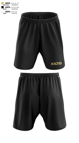 Athletic Shorts With Pockets, XIOS Strength & ConditioningXIOS Strength & Conditioning, Spirit Store, Teamtime, Team time, sublimation, custom sports apparel, team uniforms, spirit wear, spiritwear, sports uniforms, custom shirts, team store, custom team store, fundraiser sports, apparel fundraiser