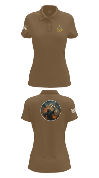 Womens Short Sleeve Performance Polo, HHB, 31st ADA BDE, , Teamtime, Team time, sublimation, custom sports apparel, team uniforms, spirit wear, spiritwear, sports uniforms, custom shirts, team store, custom team store, fundraiser sports, apparel fundraiser