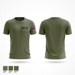 Short Sleeve Performance Shirt, Queen City Community, Fire Department, Teamtime, Team time, sublimation, custom sports apparel, team uniforms, spirit wear, spiritwear, sports uniforms, custom shirts, team store, custom team store, fundraiser sports, apparel fundraiser