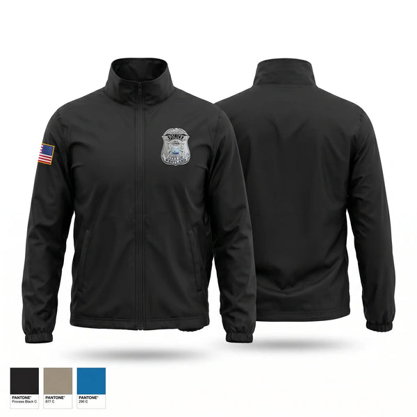 Windbreaker, Westland Police Department, Police, Teamtime, Team time, sublimation, custom sports apparel, team uniforms, spirit wear, spiritwear, sports uniforms, custom shirts, team store, custom team store, fundraiser sports, apparel fundraiser