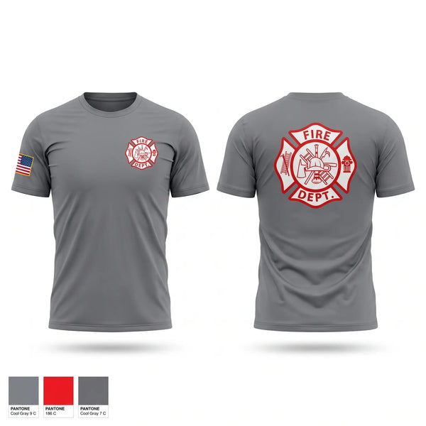 Short Sleeve Performance Shirt, Highway 15 South, Fire Department, Teamtime, Team time, sublimation, custom sports apparel, team uniforms, spirit wear, spiritwear, sports uniforms, custom shirts, team store, custom team store, fundraiser sports, apparel fundraiser
