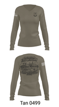 1-120 31088041 Women's Long Sleeve V-neck Shirt - 11
