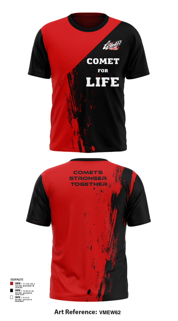 Short Sleeve Performance Shirt, Chevak Comets, Wrestling, Teamtime, Team time, sublimation, custom sports apparel, team uniforms, spirit wear, spiritwear, sports uniforms, custom shirts, team store, custom team store, fundraiser sports, apparel fundraiser
