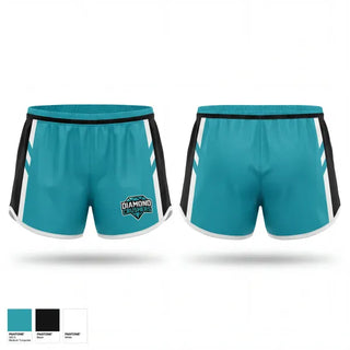 Womens Shorts, Diamond Crushers, Softball, Teamtime, Team time, sublimation, custom sports apparel, team uniforms, spirit wear, spiritwear, sports uniforms, custom shirts, team store, custom team store, fundraiser sports, apparel fundraiser