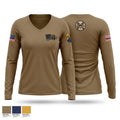 JB24 91635712 Women's Long Sleeve V-neck Shirt - 1