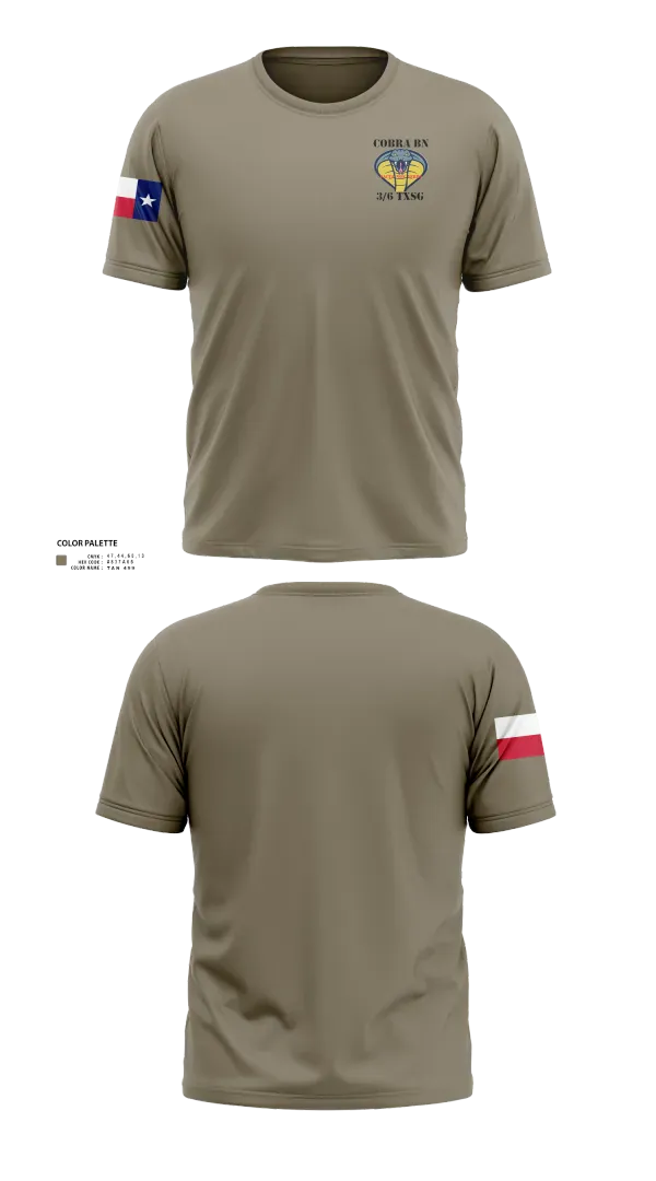 Old School Cotton Feel Shirt, 3BN/6BDE Cobras, Army, Teamtime, Team time, sublimation, custom sports apparel, team uniforms, spirit wear, spiritwear, sports uniforms, custom shirts, team store, custom team store, fundraiser sports, apparel fundraiser