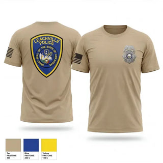 Old School Cotton Feel Shirt, Leachville Police Department, Police, Teamtime, Team time, sublimation, custom sports apparel, team uniforms, spirit wear, spiritwear, sports uniforms, custom shirts, team store, custom team store, fundraiser sports, apparel fundraiser