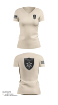 Fayette County Sheriff WV 38752837 Women's Short Sleeve V-neck Shirt - 21