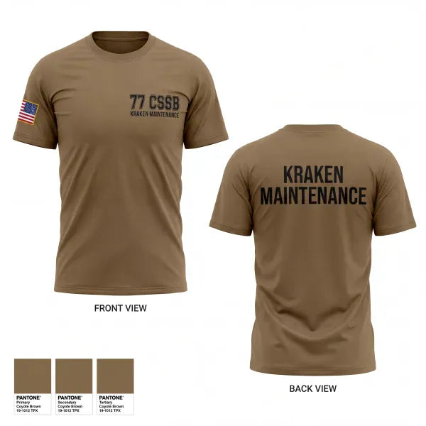 Old School Cotton Feel Shirt, 77 CSSB, Army, Teamtime, Team time, sublimation, custom sports apparel, team uniforms, spirit wear, spiritwear, sports uniforms, custom shirts, team store, custom team store, fundraiser sports, apparel fundraiser