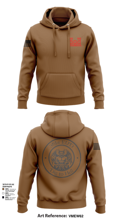 351st EUD 76149457 Hoodie - 2