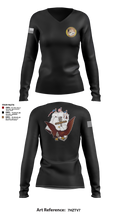 REPAIR DIVISION 80043886 Women's Long Sleeve V-neck Shirt - 3