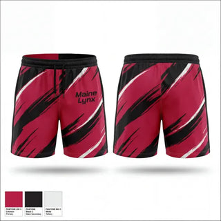 Athletic Shorts With Pockets, Maine Lynx, Baseball, Teamtime, Team time, sublimation, custom sports apparel, team uniforms, spirit wear, spiritwear, sports uniforms, custom shirts, team store, custom team store, fundraiser sports, apparel fundraiser