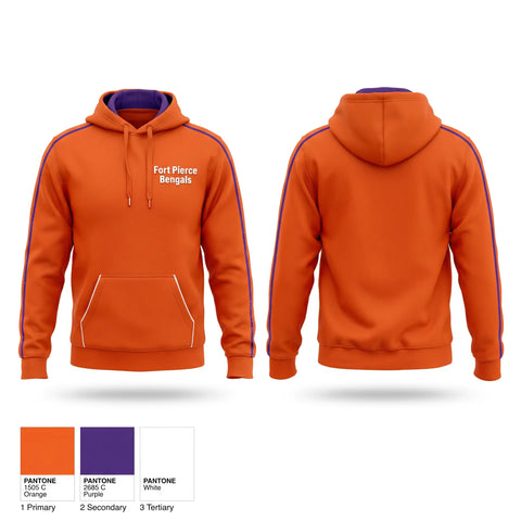 Hoodie, Fort Pierce Bengals, , Teamtime, Team time, sublimation, custom sports apparel, team uniforms, spirit wear, spiritwear, sports uniforms, custom shirts, team store, custom team store, fundraiser sports, apparel fundraiser