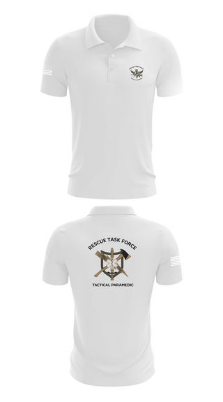 Short Sleeve Performance Polo, Rescue Task Force, Police, Teamtime, Team time, sublimation, custom sports apparel, team uniforms, spirit wear, spiritwear, sports uniforms, custom shirts, team store, custom team store, fundraiser sports, apparel fundraiser