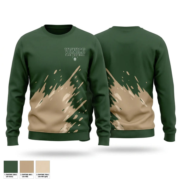 Crew Neck Sweatshirt, Venice Indians, , Teamtime, Team time, sublimation, custom sports apparel, team uniforms, spirit wear, spiritwear, sports uniforms, custom shirts, team store, custom team store, fundraiser sports, apparel fundraiser