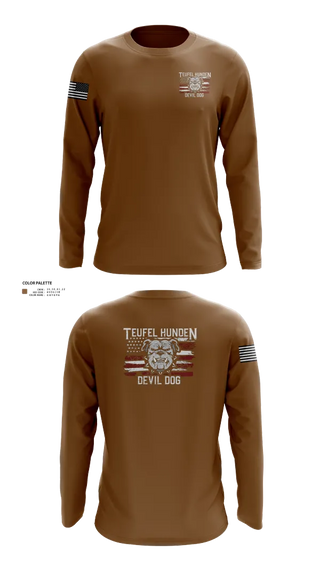 Long Sleeve Performance Shirt, Kilo co. 3rd Btn 9th Marines, Marines, Teamtime, Team time, sublimation, custom sports apparel, team uniforms, spirit wear, spiritwear, sports uniforms, custom shirts, team store, custom team store, fundraiser sports, apparel fundraiser