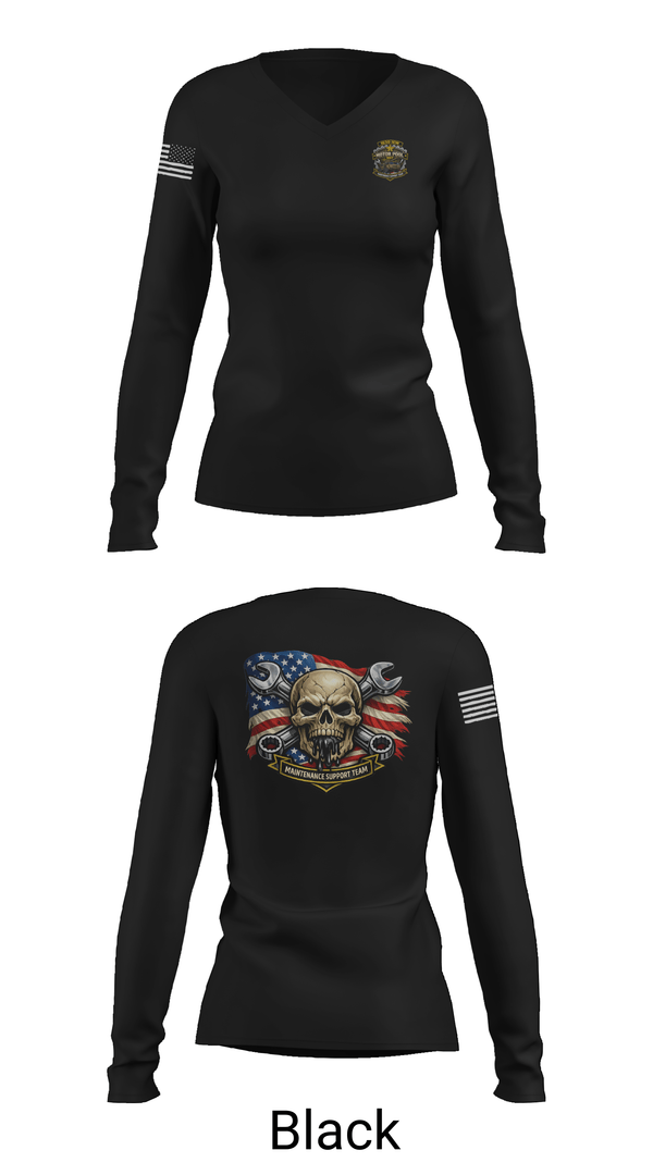 Womens Long Sleeve Vneck Shirt, 163D IEW BN, Army, Teamtime, Team time, sublimation, custom sports apparel, team uniforms, spirit wear, spiritwear, sports uniforms, custom shirts, team store, custom team store, fundraiser sports, apparel fundraiser