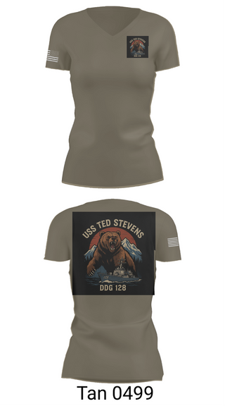 Womens Short Sleeve Vneck Shirt, TED STEVENS, , Teamtime, Team time, sublimation, custom sports apparel, team uniforms, spirit wear, spiritwear, sports uniforms, custom shirts, team store, custom team store, fundraiser sports, apparel fundraiser