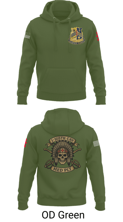 1-105th cavalry 36351622 Hoodie - 58