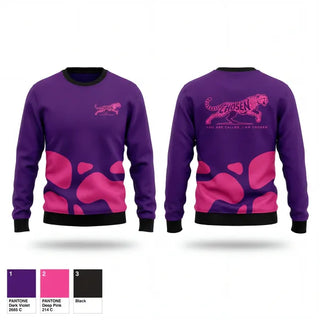 Crew Neck Sweatshirt, Chosen Track Club, Track & Field, Teamtime, Team time, sublimation, custom sports apparel, team uniforms, spirit wear, spiritwear, sports uniforms, custom shirts, team store, custom team store, fundraiser sports, apparel fundraiser