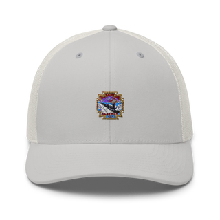 USS New Mexico A-Gang Retro Trucker Hat | Yupoong 6606