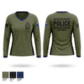 ACPD HIRT Women's Long Sleeve V-neck Shirt - 1