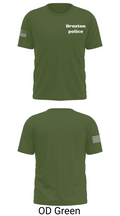 Broxton police 36855501 Old School Cotton Feel Shirt - 48