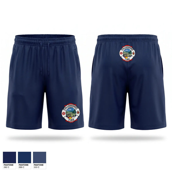 Athletic Shorts With Pockets, Tallahassee fire, Fire Department, Teamtime, Team time, sublimation, custom sports apparel, team uniforms, spirit wear, spiritwear, sports uniforms, custom shirts, team store, custom team store, fundraiser sports, apparel fundraiser