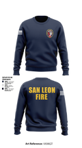 San Leon Volunteer Fire Department Crew Neck Sweatshirt - 5