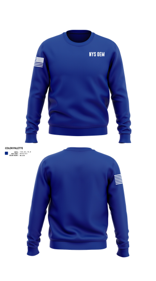 Crew Neck Sweatshirt, NYS OEM, , Teamtime, Team time, sublimation, custom sports apparel, team uniforms, spirit wear, spiritwear, sports uniforms, custom shirts, team store, custom team store, fundraiser sports, apparel fundraiser