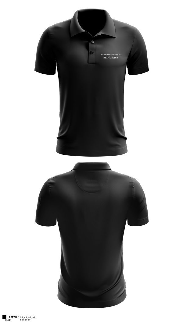 Short Sleeve Performance Polo, Arkansas School for the Deaf and Blind, , Teamtime, Team time, sublimation, custom sports apparel, team uniforms, spirit wear, spiritwear, sports uniforms, custom shirts, team store, custom team store, fundraiser sports, apparel fundraiser