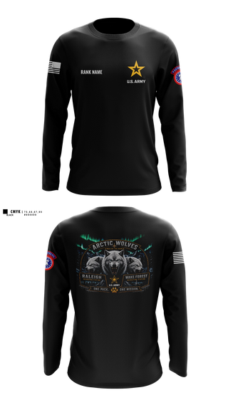 Long Sleeve Performance Shirt, Capital North Region, Army, Teamtime, Team time, sublimation, custom sports apparel, team uniforms, spirit wear, spiritwear, sports uniforms, custom shirts, team store, custom team store, fundraiser sports, apparel fundraiser