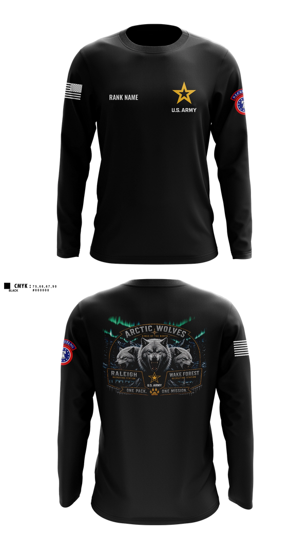 Long Sleeve Performance Shirt, Capital North Region, Army, Teamtime, Team time, sublimation, custom sports apparel, team uniforms, spirit wear, spiritwear, sports uniforms, custom shirts, team store, custom team store, fundraiser sports, apparel fundraiser