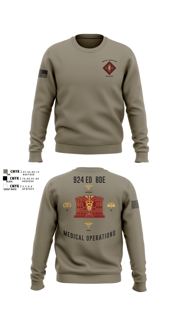 Crew Neck Sweatshirt, 926 EN BDE, Army, Teamtime, Team time, sublimation, custom sports apparel, team uniforms, spirit wear, spiritwear, sports uniforms, custom shirts, team store, custom team store, fundraiser sports, apparel fundraiser