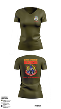 3d Combat Communications Group 13836141 Women's Short Sleeve V-neck Shirt - 1