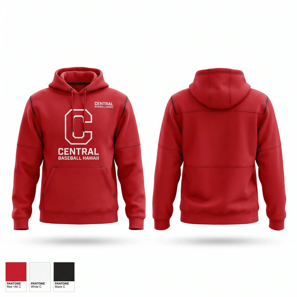 Hoodie, Central Baseball Hawaii, Baseball, Teamtime, Team time, sublimation, custom sports apparel, team uniforms, spirit wear, spiritwear, sports uniforms, custom shirts, team store, custom team store, fundraiser sports, apparel fundraiser