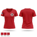 WFD732 Women's Short Sleeve V-neck Shirt - 1