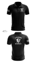 D Platoon 37319682 Short Sleeve Performance Polo - 100