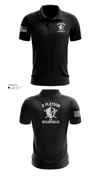 Short Sleeve Performance Polo, D Platoon, Police, Teamtime, Team time, sublimation, custom sports apparel, team uniforms, spirit wear, spiritwear, sports uniforms, custom shirts, team store, custom team store, fundraiser sports, apparel fundraiser